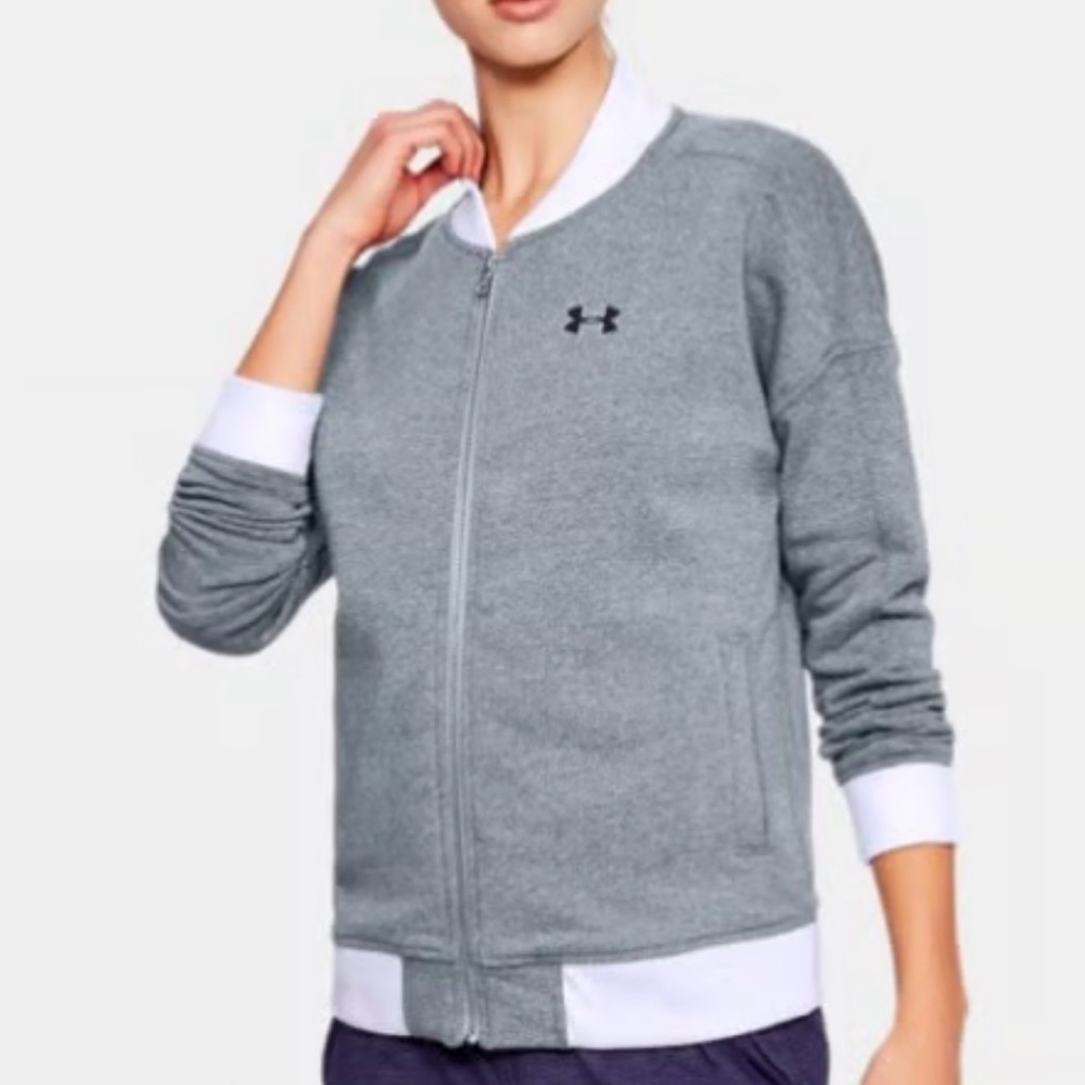 Under Armour  Charcoal / gray Bomber Jacket
